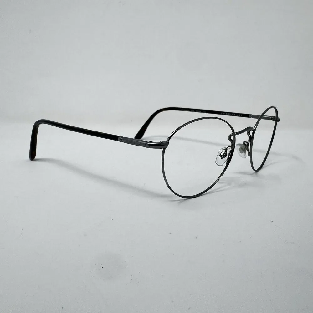 Giorgio Armani AR5024-J 3003 Gunmetal Round Eyeglass Frames 50-20-145